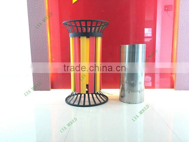 High transparent color garden trash bin