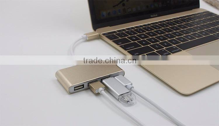 USB-C HUB PD Charge & Sync for Apple Macbook 12" Lumia 950 XL mobile
