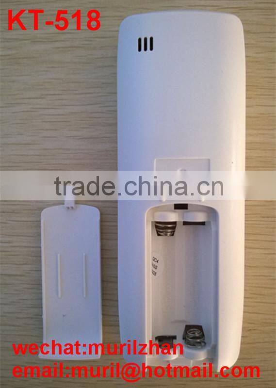 KT-518 UNIVERSAL REMOTE for SHANXING SHENGFENG,SHUANGLU SONGGE SOVA SUMMER SUNDURG TADIRAN TATUNG TCL TECO TIANDI MICOM TRANE