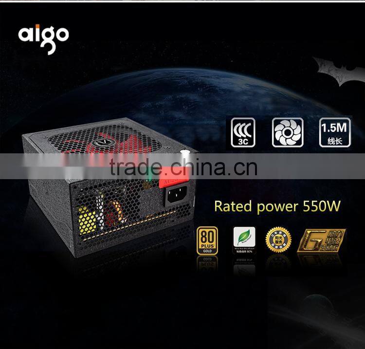 aigo G6 Golden 550W ATX DIY power supply PSU reliable quality and reasonable price