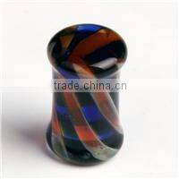 Hot sale ear glass expander body piercing jewelry