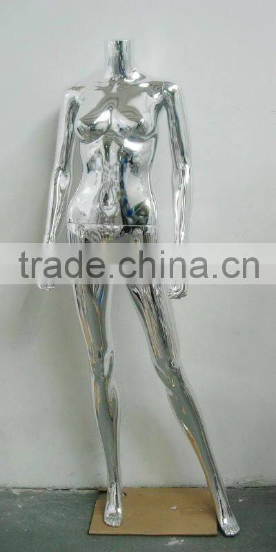 Abstract Chrome Female Mannequin