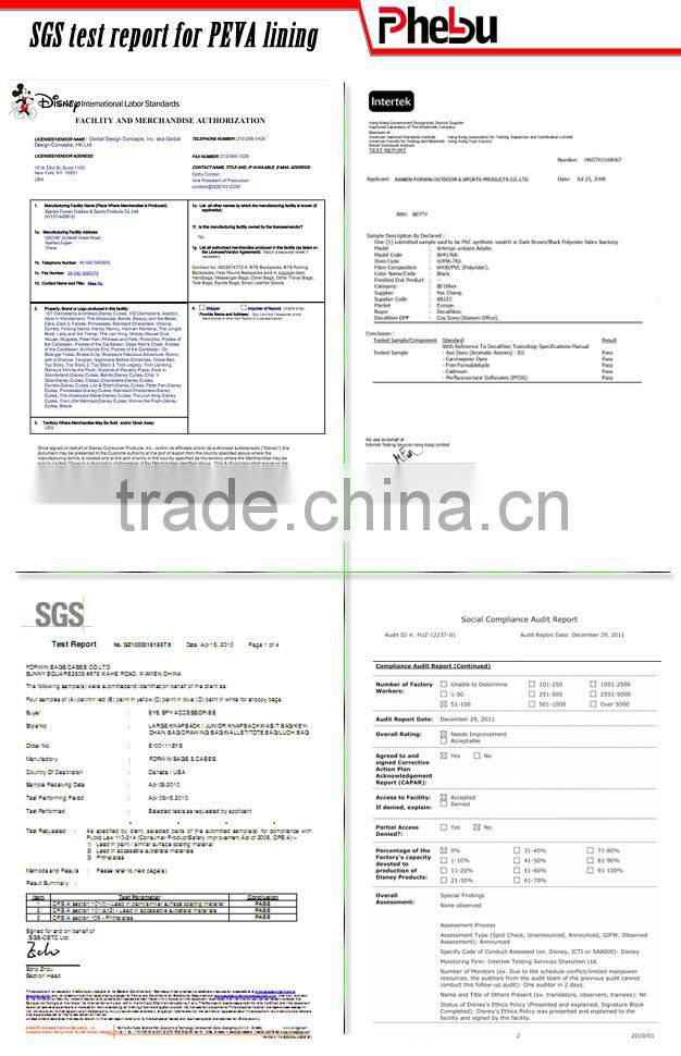 pvc tarpaulin waterproof travel duffel bag 2015(DYB15-034)