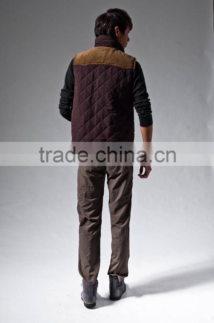 Latest designer waistcoats name brand waistcoats men winter warm vest