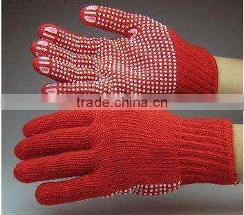 cotton knitted gloves work glove construction work glove