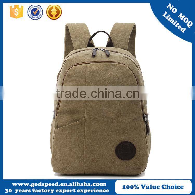 cheap and durable canvas backpack for middle school student