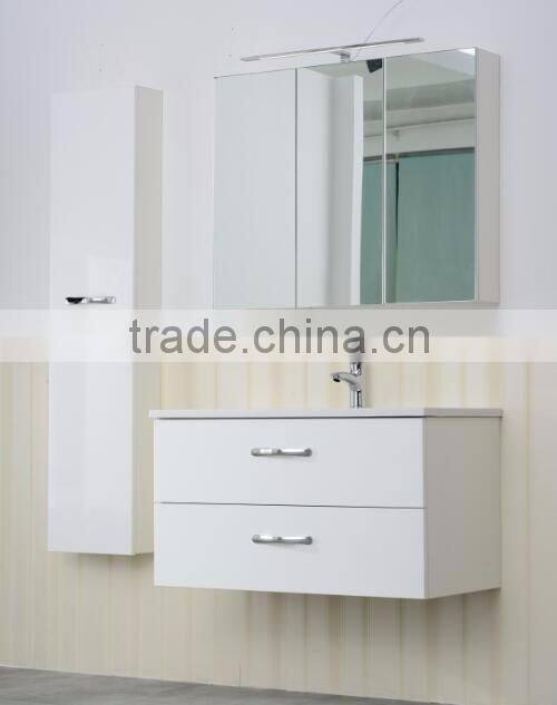 China sanitary simple wooden bathroom cabinet