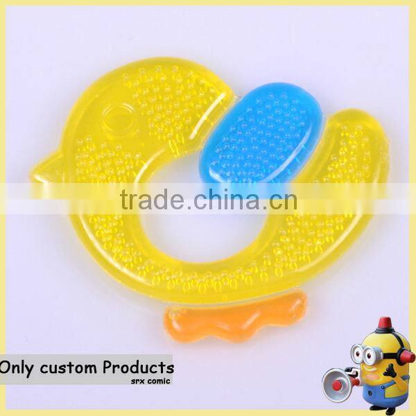 3 months EVA injection FISH baby tooth care baby teether/ make chewable eco-friendly food grade month baby teether manufacturer