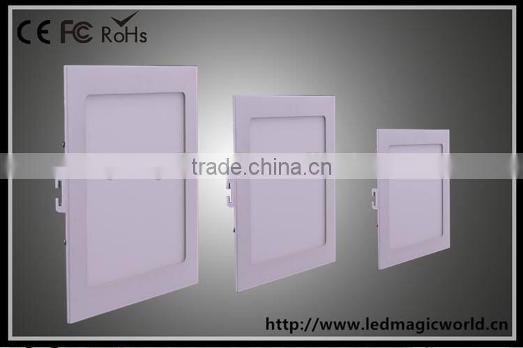 6w square led recessed retrofit / LED ceiling light for living room / Slim led panel downlight