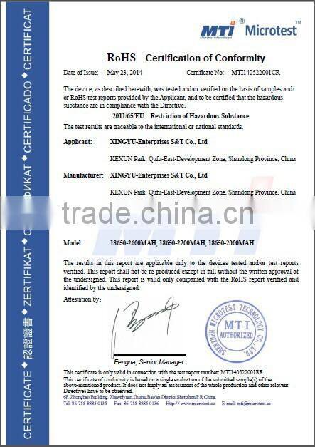 China battery manufacturer, 18650 lithium battery PACK high rate 1500mAh-2000mAh cylindrical factory direct sales