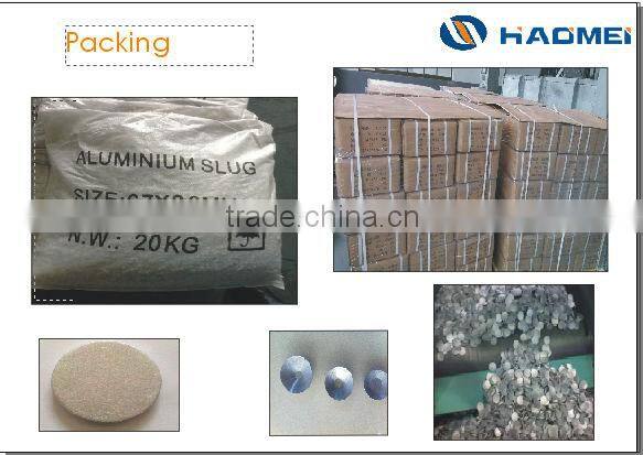 1070 O temper aluminium slugs for cosmetics packing