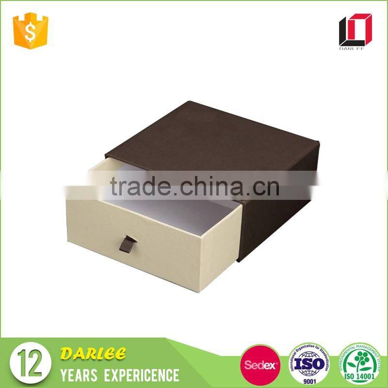 Alibaba China factory custom rigid cardboard drawer box