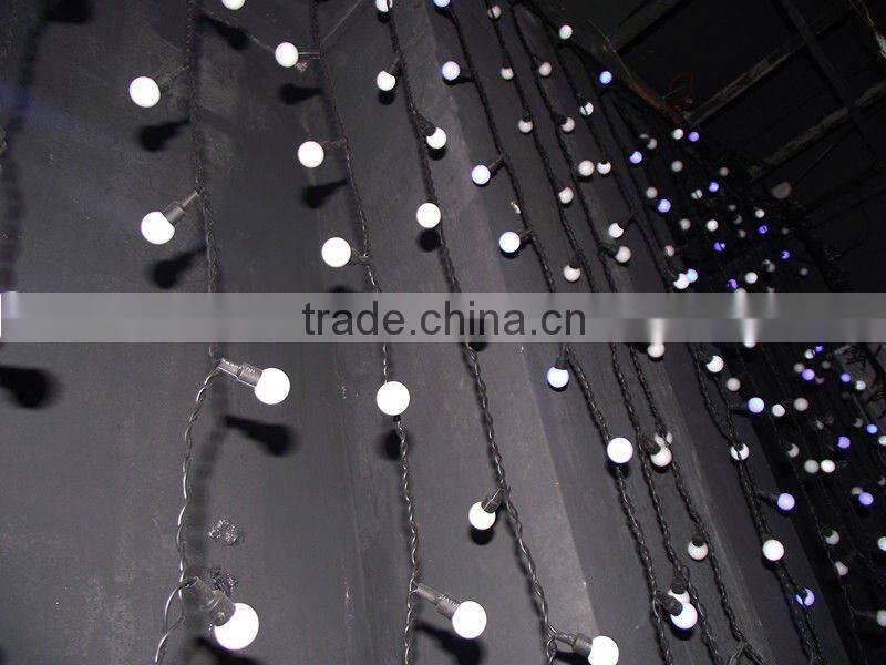 2015 hot sale for christmas 10m 100 bulb string light IP68 simple controller RGB holiday light color change or flash