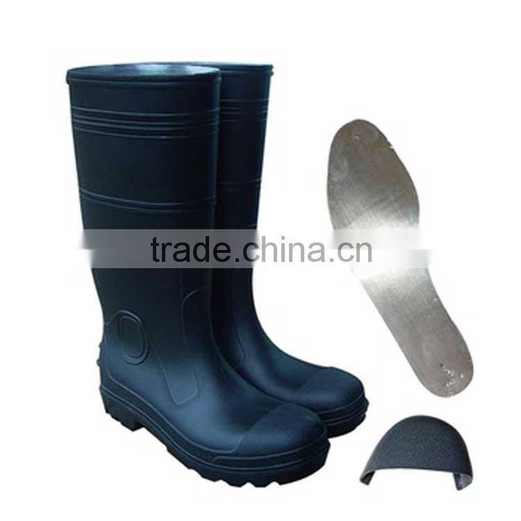 100% pvc waterproof lightweight rain boot