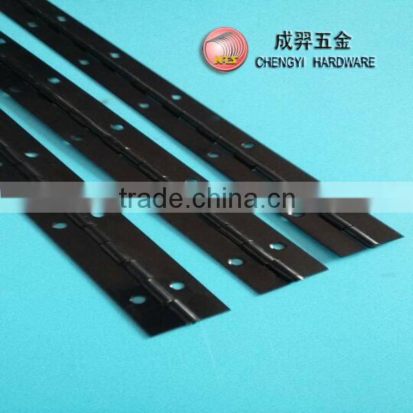 metal manufacturer 72 inch steel piano hinge with black plated