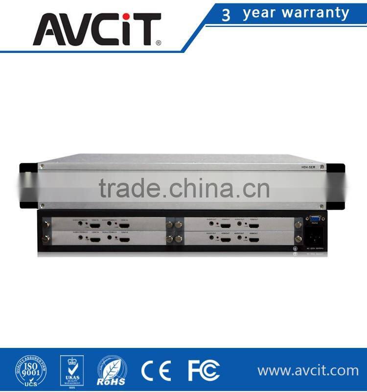 4x4 compatible with 1080p/60 resolutions hdmi CCTV matrix switcher
