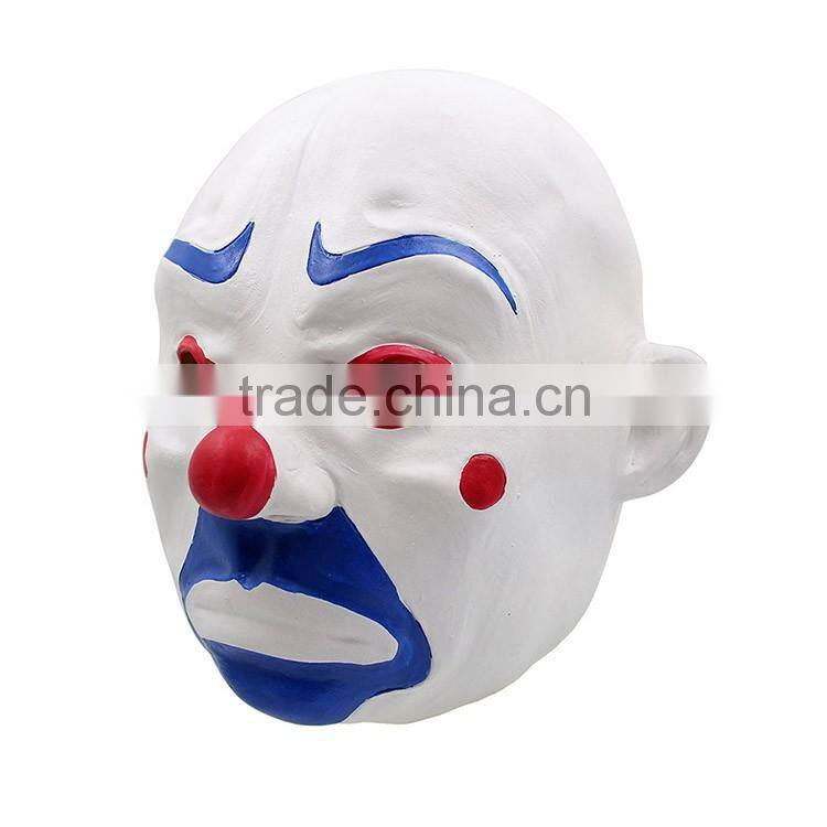 China manufacturer Women Black Cutout realistic latex Joker mask