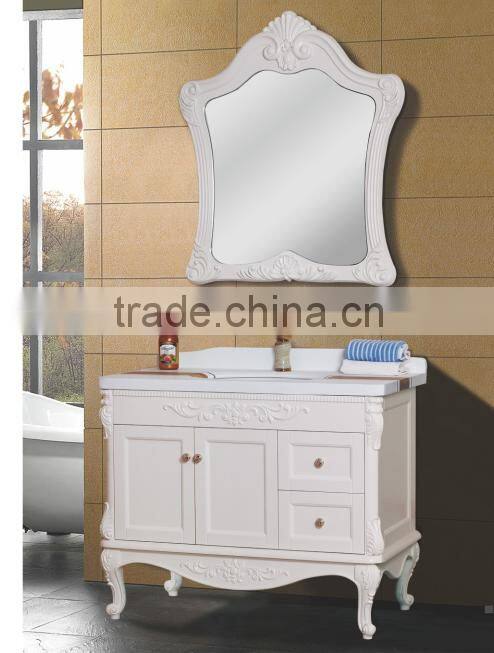 Mirrored Cabinets Type and Solid Wood Carcase Material bathroom furniture