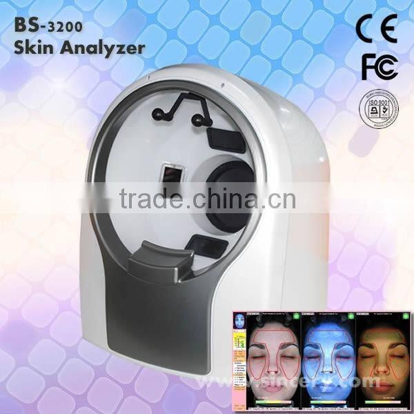 BS-3200 magic mirror 3d facial skin analyzer with camera beauty salon machine