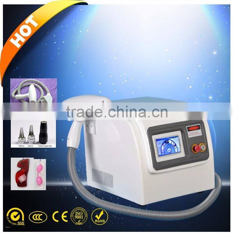 hot sale Beauty salon and spa use tattoo removal /pigmenation removal/nd yag laser price