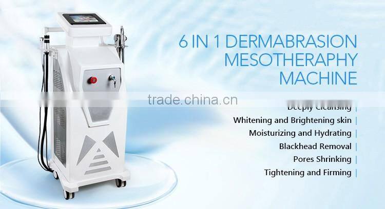 Newest 6 In 1 multi function Dermabrasion Mesotheraphy