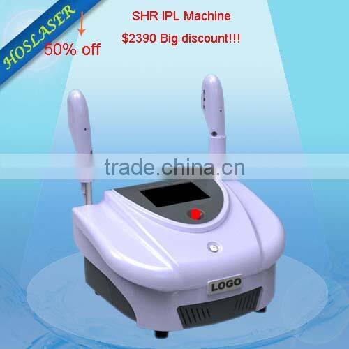 2014 shr portable machines for depilation/portable ipl machine shr