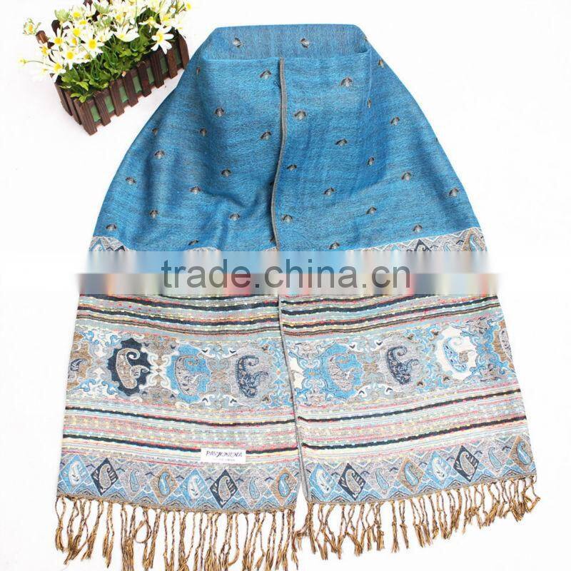 High Quality Vintage Women Lady Soft Long Neck Large Tassel Scarf Wrap Shawl Pashmina Stole Scarves