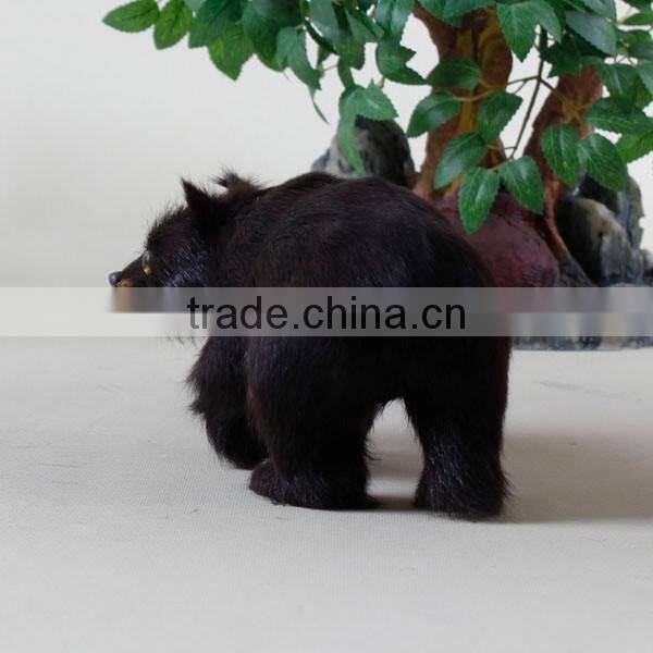 realistic stuffed animals real fur polar bear