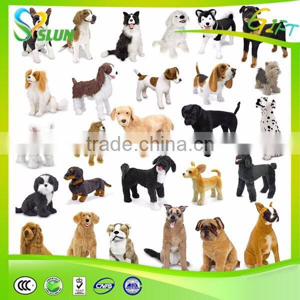 Hot selling newest plush toys for promotion black dog plush toys