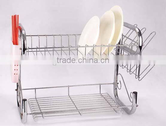2 layers E-shaped Dish rack