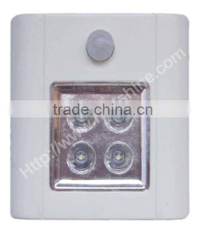 hot selling square indoor light sensor with 4led for night