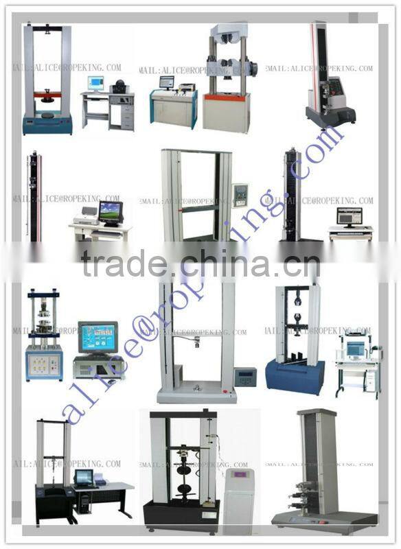 hydraulic tensile strength testing machine M:0086 15163879588 email:alice@ropeking.com