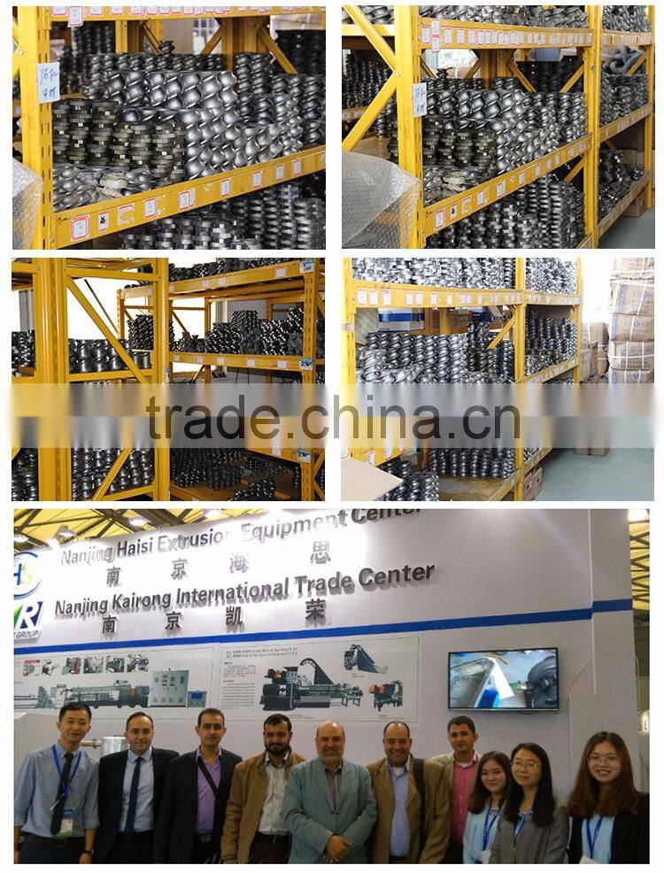 Screw and Barrels Xalloy bi-metallic or nitrided for extrusion machine