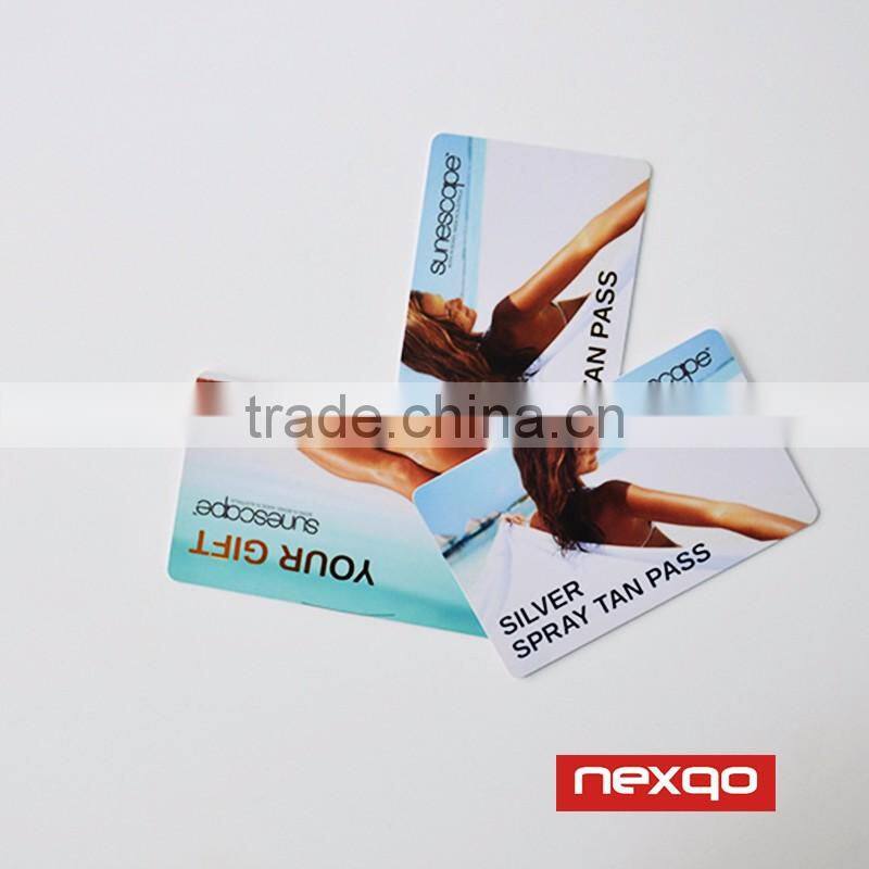 New design PVC plastic gym membership card price