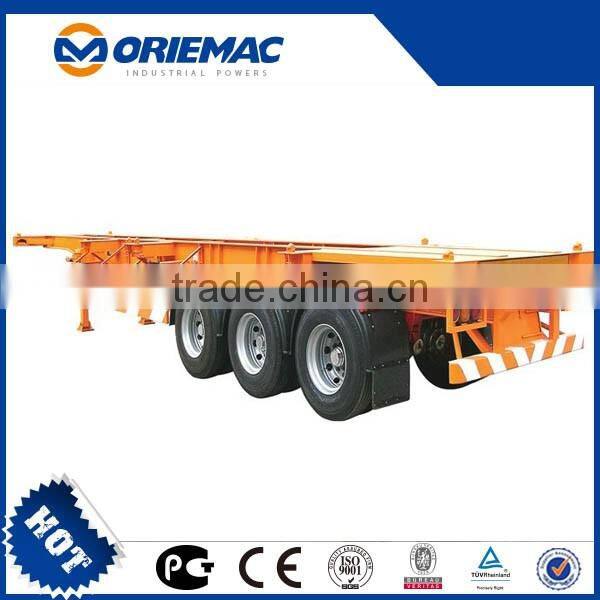 Skeletal container trailer flat bed trailer 40ton CIMC