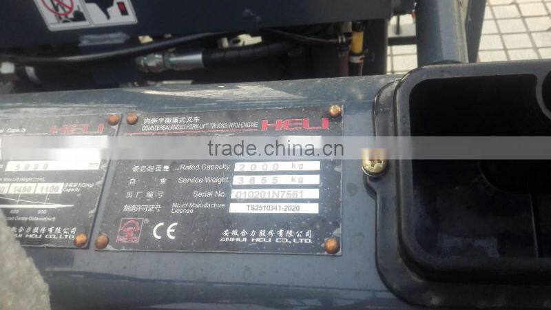 2 ton diesel forklift/2000kg Capacity Diesel Forklift for sale from China Top1 Forklift Brand