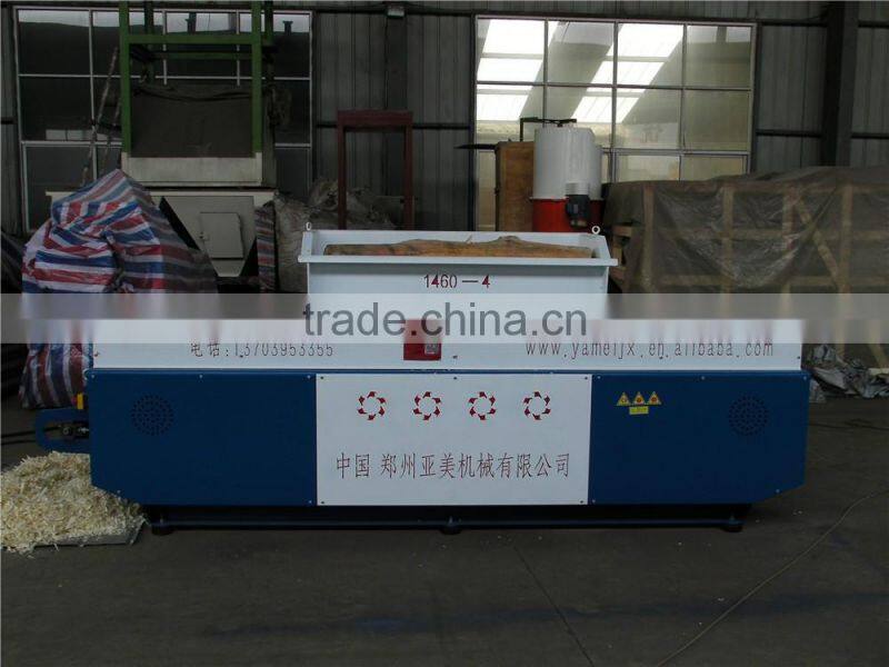 Chain wood shaving machine can shave small wood off cut quit well