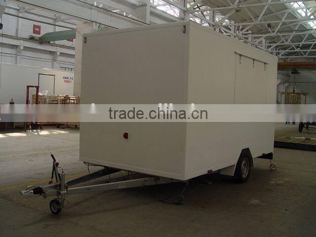 2015 hot-sale 2axles refrigerated van semi trailer/3 axles refrigerator freezer truck
