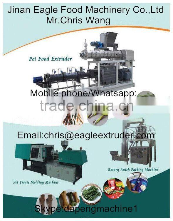 2016 hot sell dog chewing snacks food machinery from Eagle manufacturer