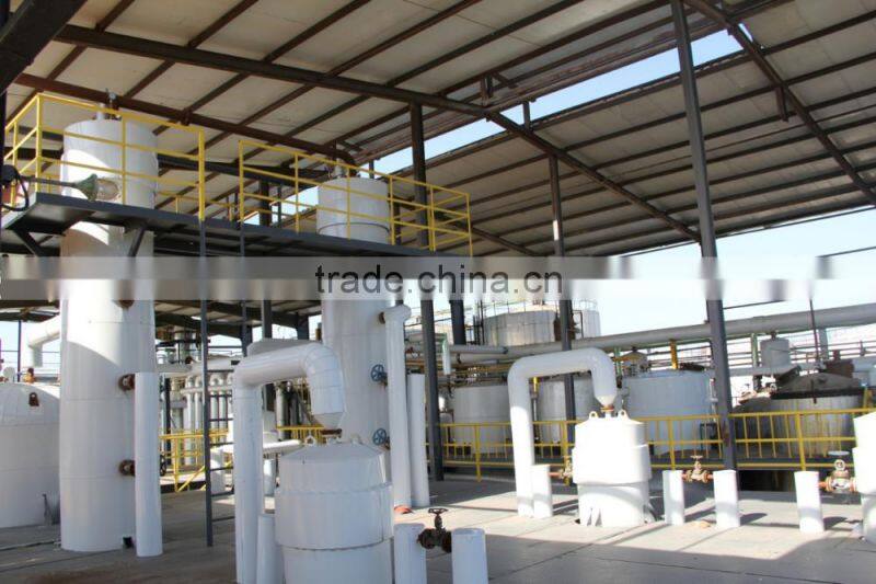 5-100TPD used cooking oil/waste vegetable oil/palm oil to make biodiesel equipment, high oil yield biodiesel plant,