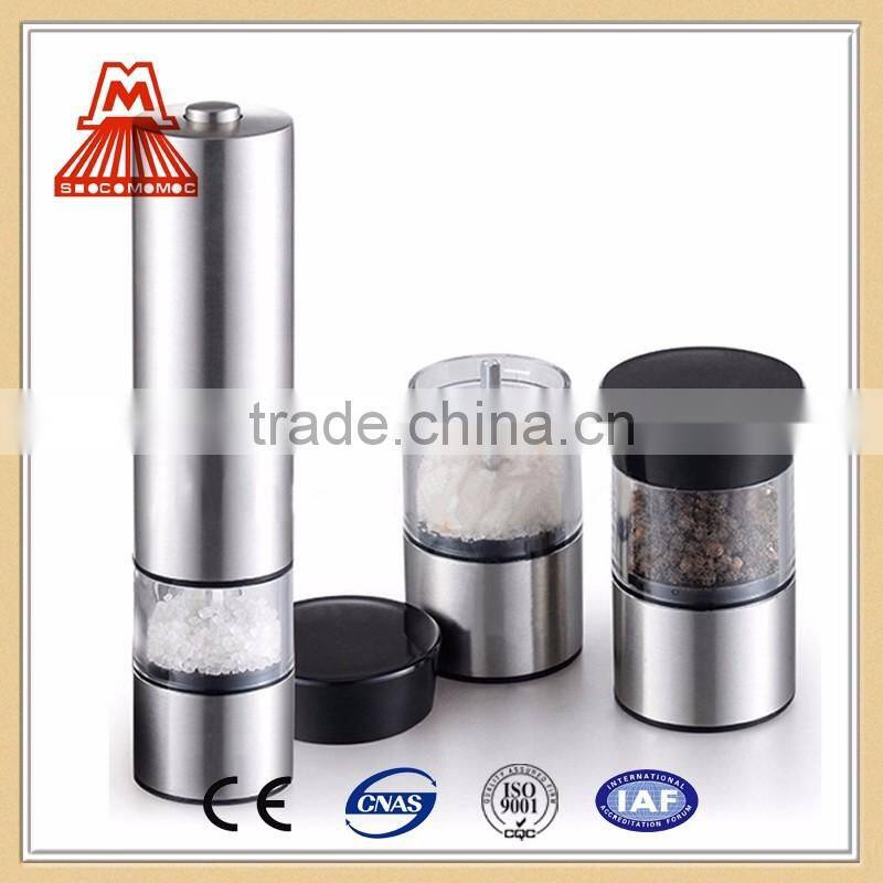 2017 Wholesale W121-022 3 in 1 Style Electric Pepper Grinder/Electric Pepper Mill