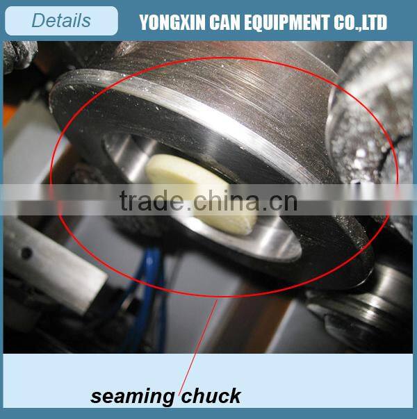 Automatic round tin can seaming machine