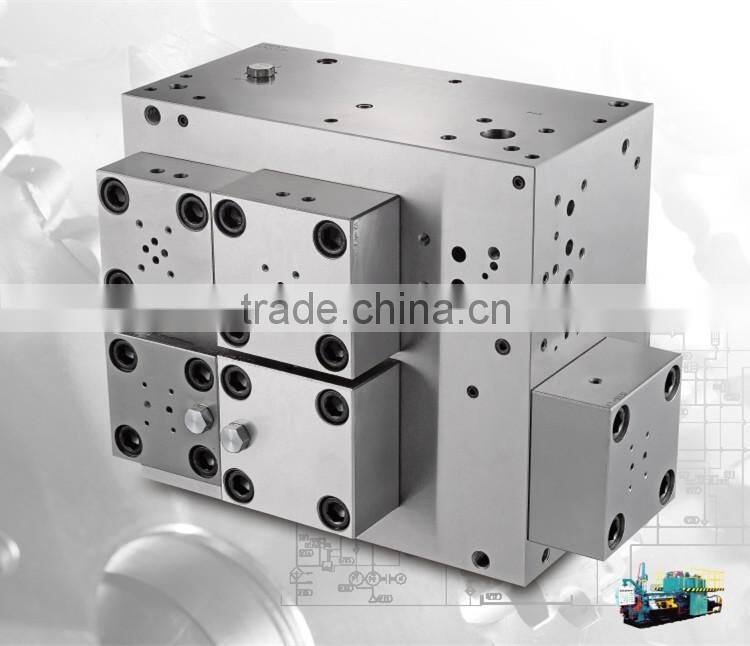 Aluminium hydraulic Extrusion Plant Machine parts cartridge manifold units