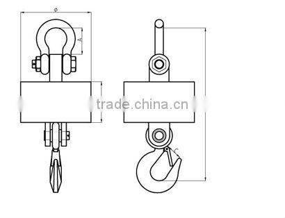 OCS-SW6 Electric Wireless crane scale