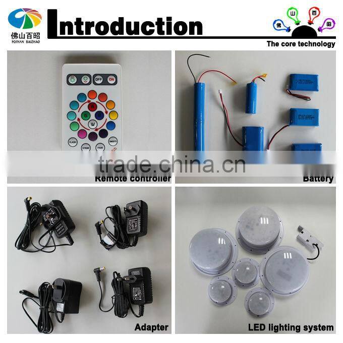 led illuminated ice bucket / led light decorative plastic bucket for party