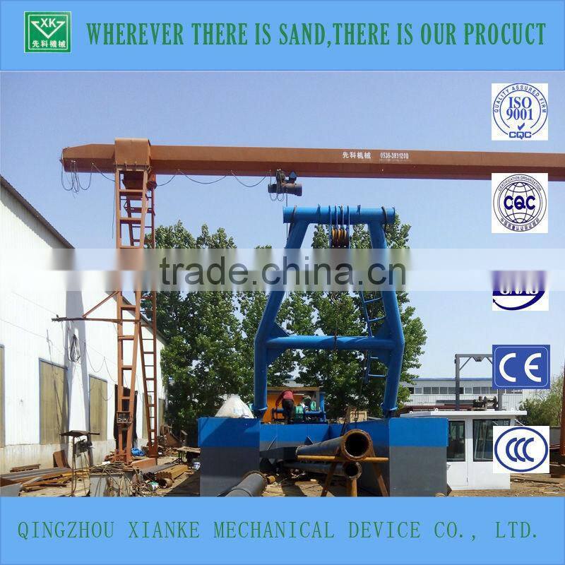 River sand dredger with jet head