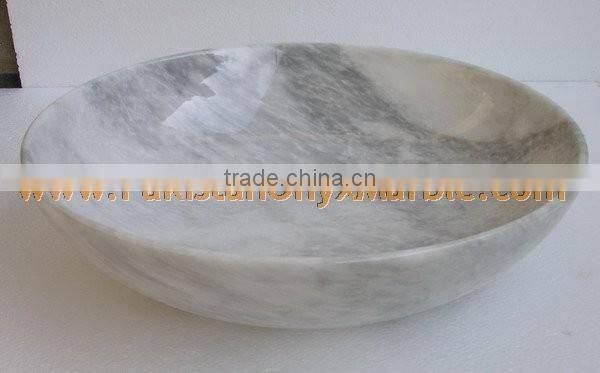 TEAKWOOD BLACK ZEBRA MARBLE BOWLS