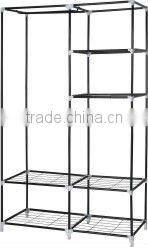 Vivinatur double Canvas woven Wardrobe Clothes Storage Cabinet