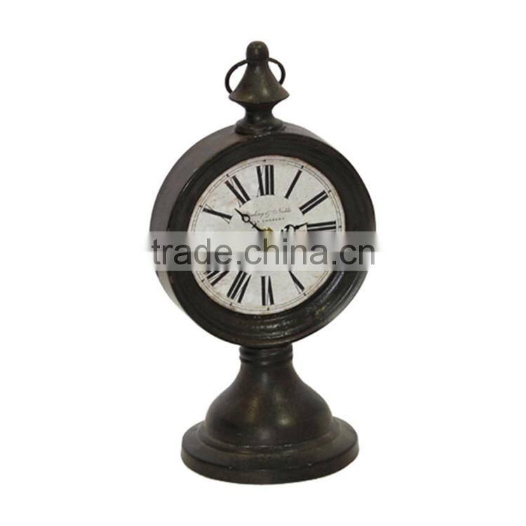 Cheap!!! Round Small MDF Table Clock Small Wooden Table Clock