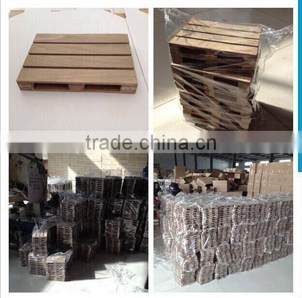Professional wholesale Customized mini wooden pallet wooden decorative coaster wooden gift mats